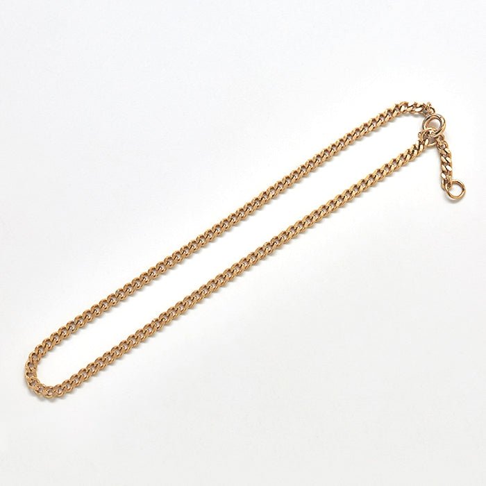 Gold Curb Chain Anklet - Admiral Row