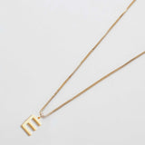 Gold Dainty Initial Necklaces - Admiral Row