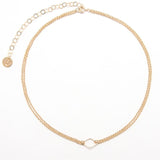 Gold Diamond Double Link Choker Necklace - Admiral Row