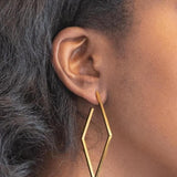 Gold Diamond Hoop Earrings - Admiral Row
