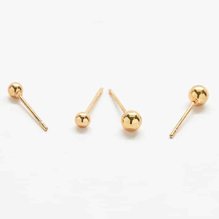 Gold Double Pack - Ball Stud Earrings - Admiral Row