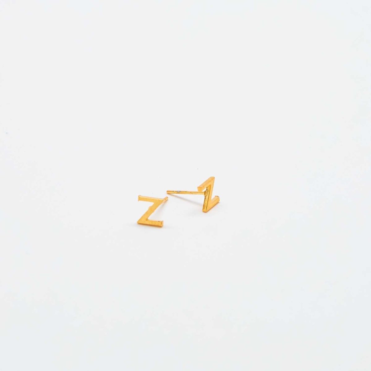 Gold Initial Earrings - Admiral Row