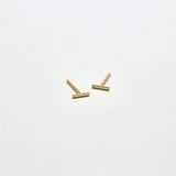 Gold Mini Bar Earrings - Admiral Row