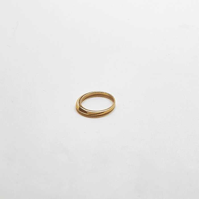 Gold Tapered Point Ring - Admiral Row