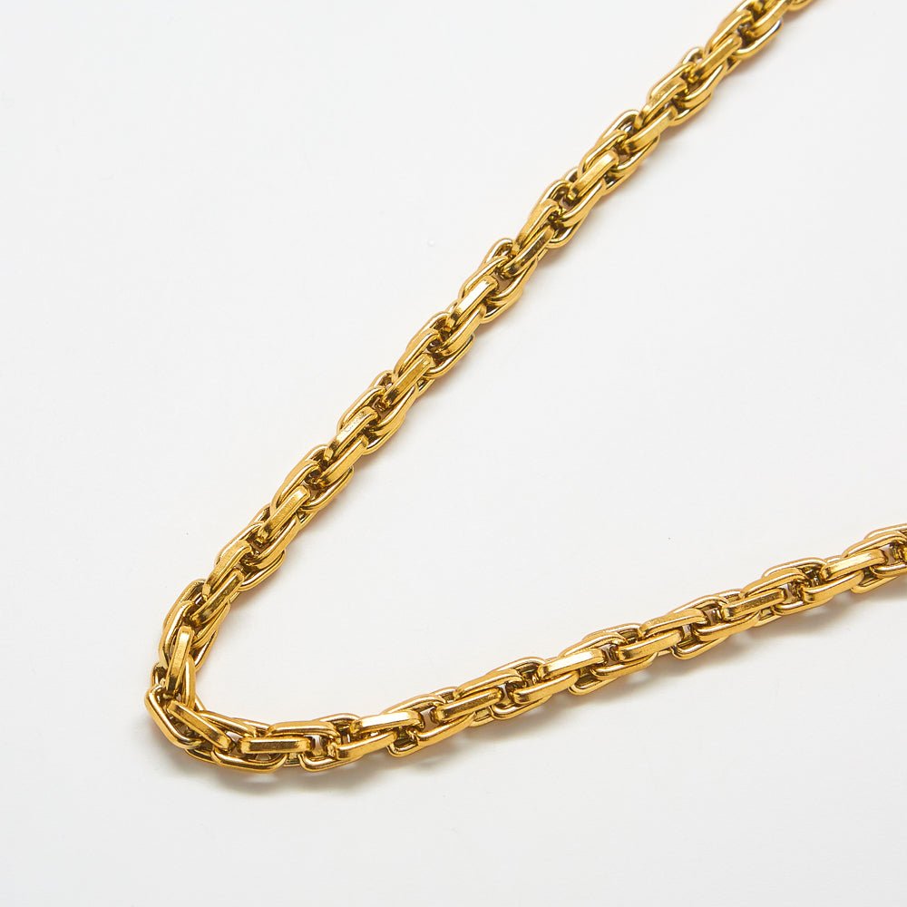Gold Thick Rope Chain Bracelet – Admiral Row
