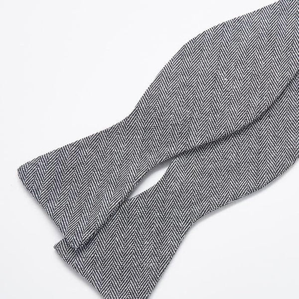 Grey Patterned Bow Tie - Admiral Row