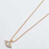 Opal Pave Gold Eye Necklace - Admiral Row