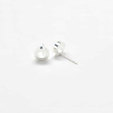 Silver Circle Outline Stud Earrings - Imperfect - Admiral Row