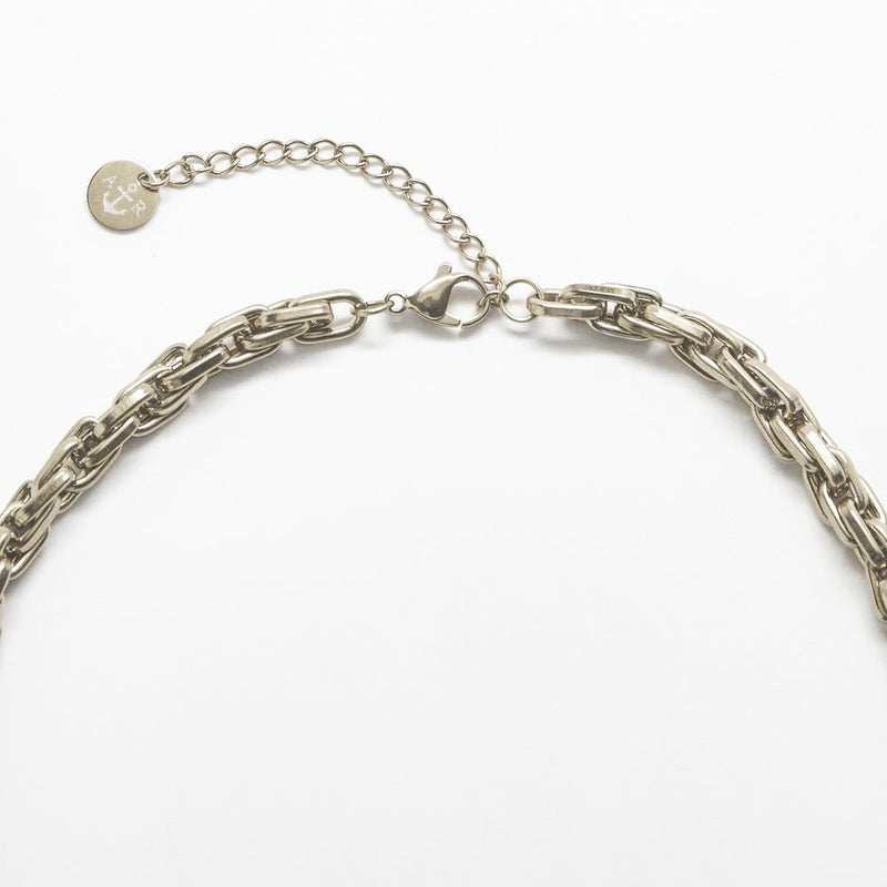 Silver Weave Chain Necklace - Admiral Row
