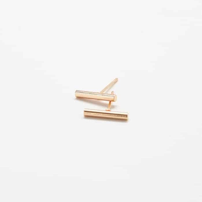 Slim Gold Bar Earrings - Best Seller - Admiral Row