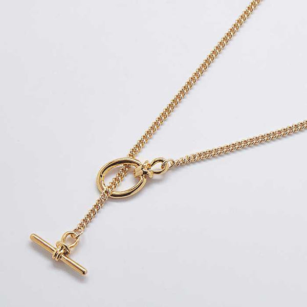 Statement Gold Toggle Necklace - Admiral Row