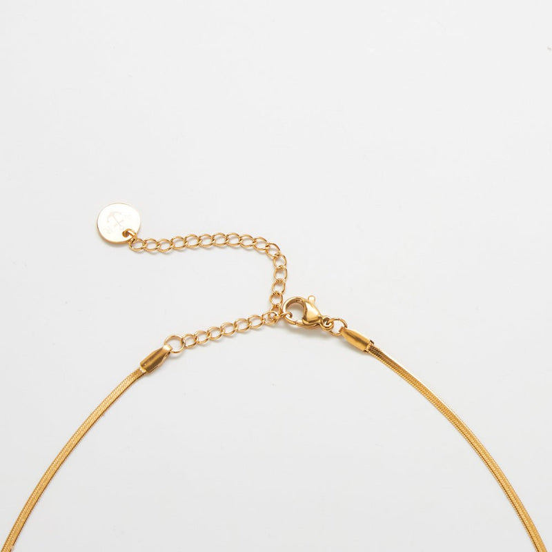 Ultra Thin Herringbone Necklace - Admiral Row