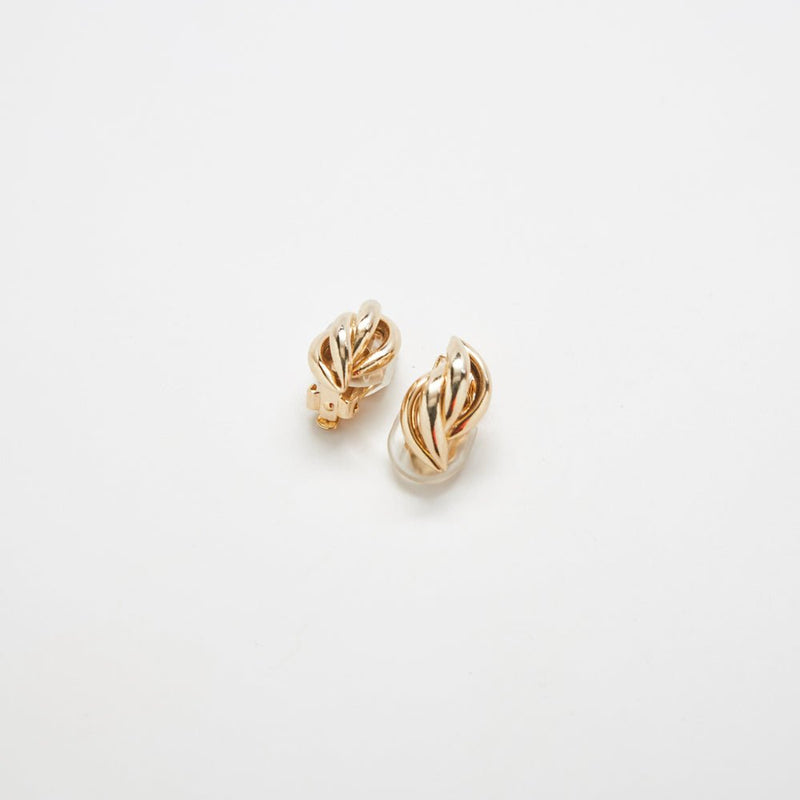 Vintage Gold Crossover Studs - Admiral Row