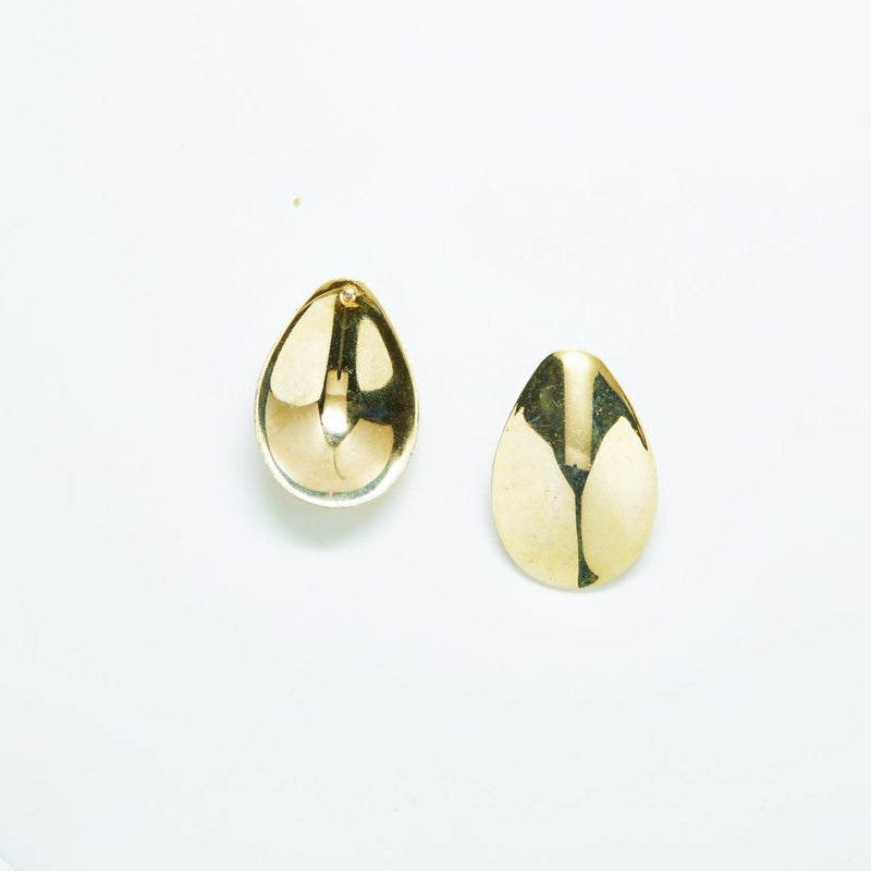 Vintage Gold Teardrop Earrings - Admiral Row