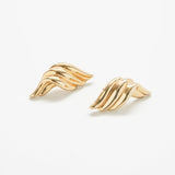 Vintage Gold Wing Earrings - Admiral Row