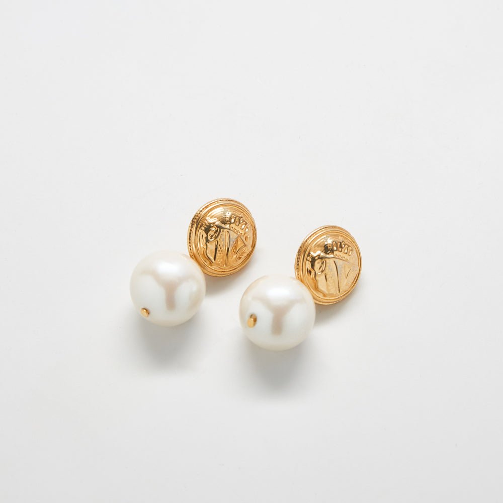 Vintage Marvella Pearls Drop Earrings - Admiral Row