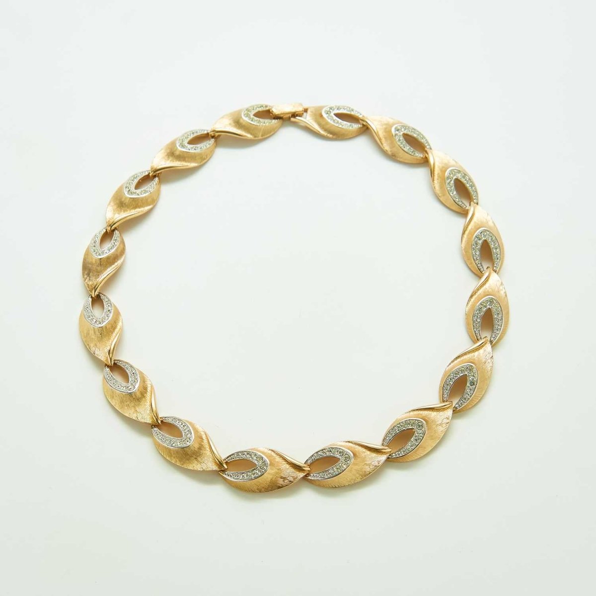 Vintage Pave Link Statement Necklace - Admiral Row