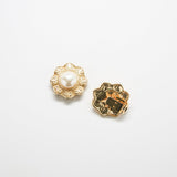Vintage Pearl Medallion Earrings - Admiral Row