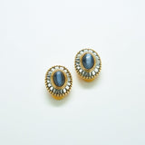 Vintage Silver and Gold Deco Earrings - Admiral Row