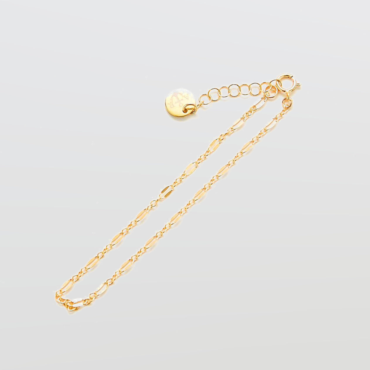 Gold Double Link Chain Bracelet - Admiral Row