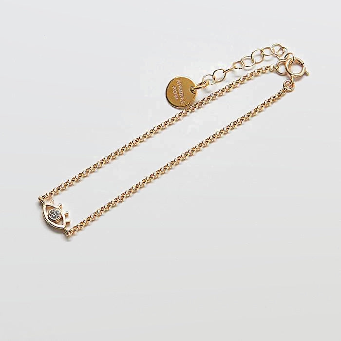 Gold Evil Eye Bracelet - Admiral Row