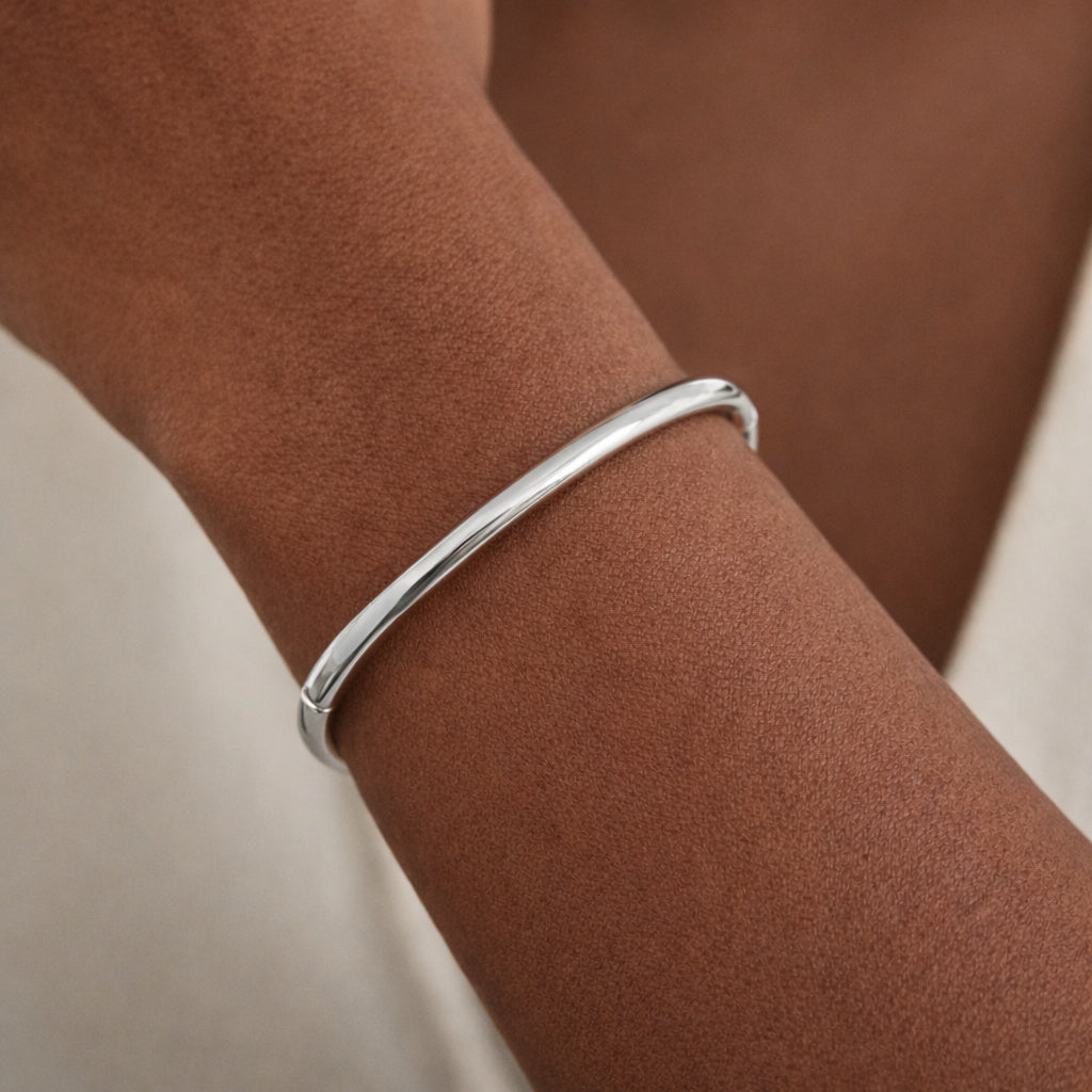 Silver Statement Bangle - Admiral Row