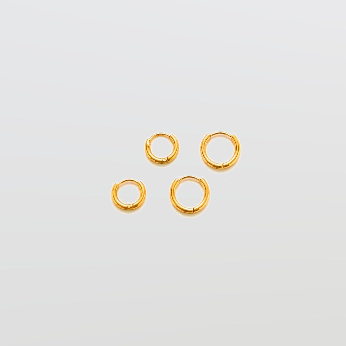Gold Double Pack - Mini Hoop Earrings - Admiral Row