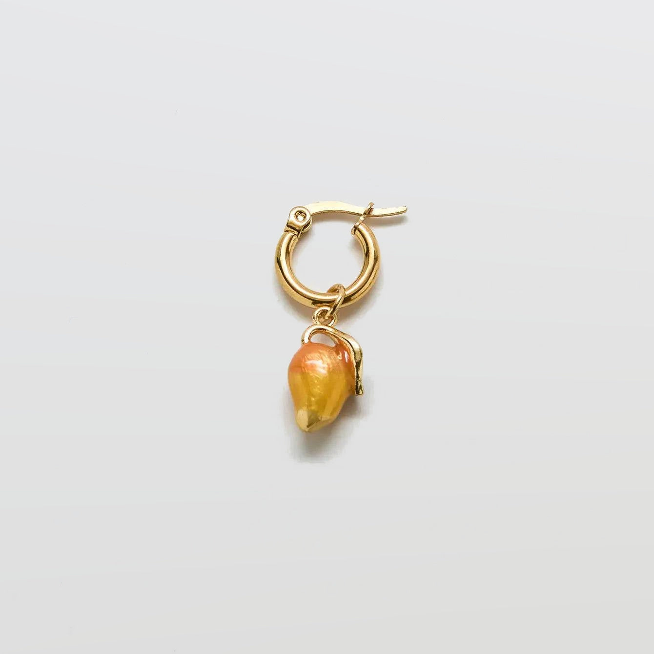 Gold Mango Huggie Hoops - Admiral Row