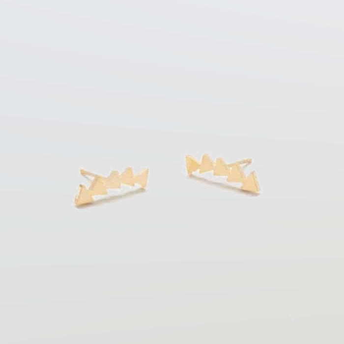 Gold Triangle Ear Crawlers - Admiral Row
