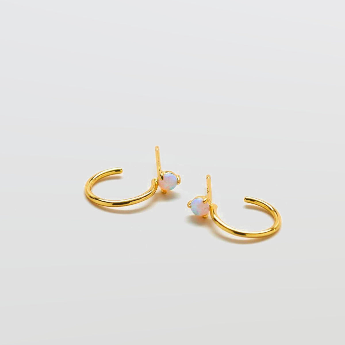 Opal Mini Hoop Earrings - Admiral Row