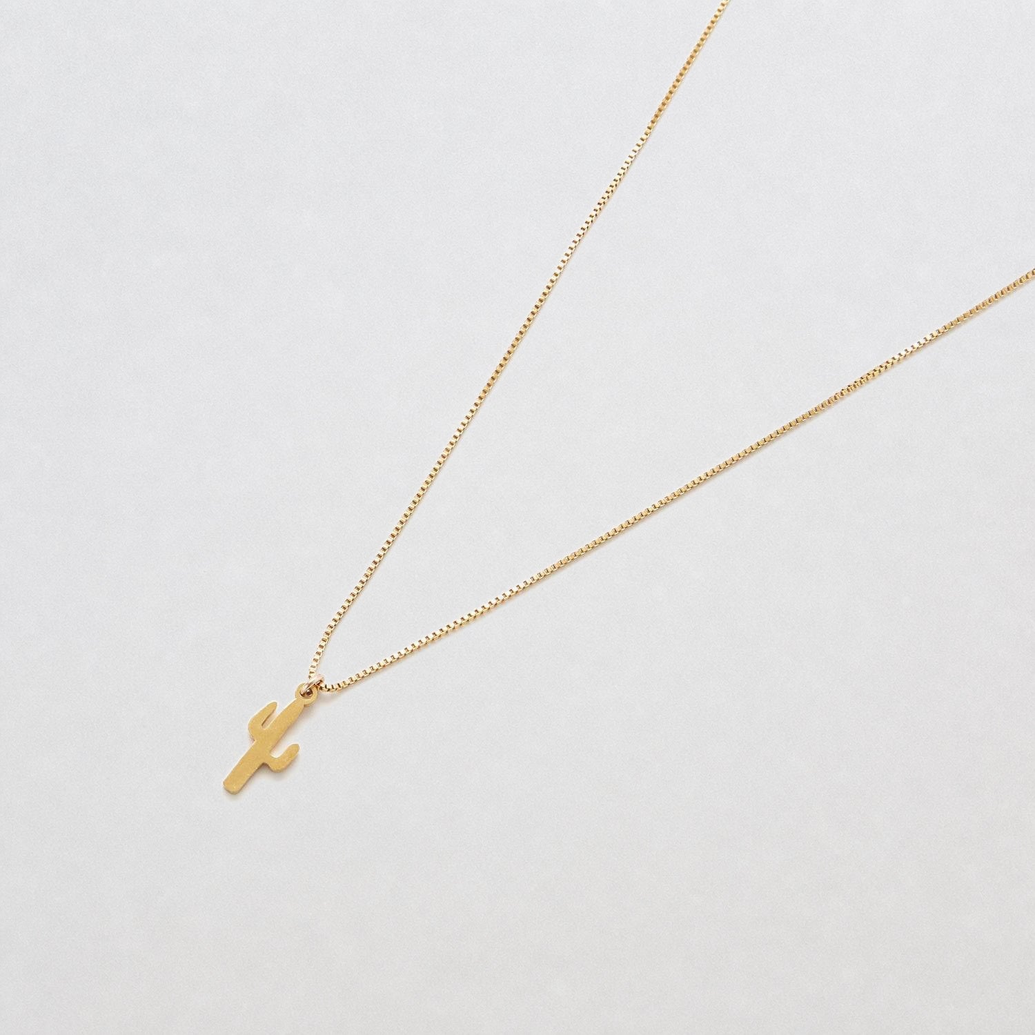 Gold Cactus Necklace - Admiral Row