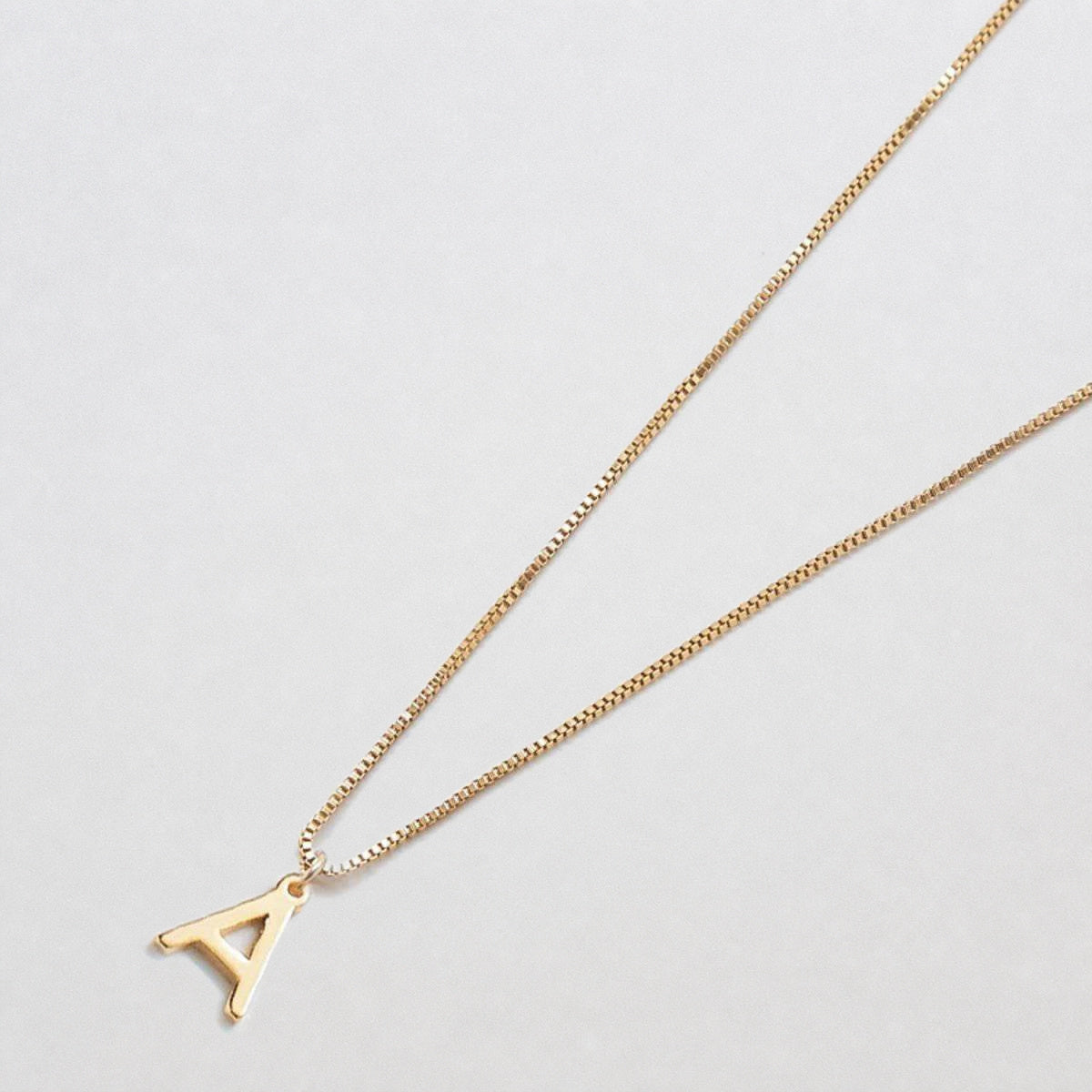 Gold Dainty Initial Necklaces - Admiral Row