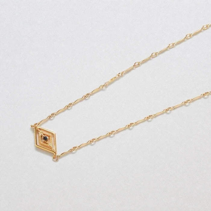 Gold Diamond Medallion Necklace - Admiral Row