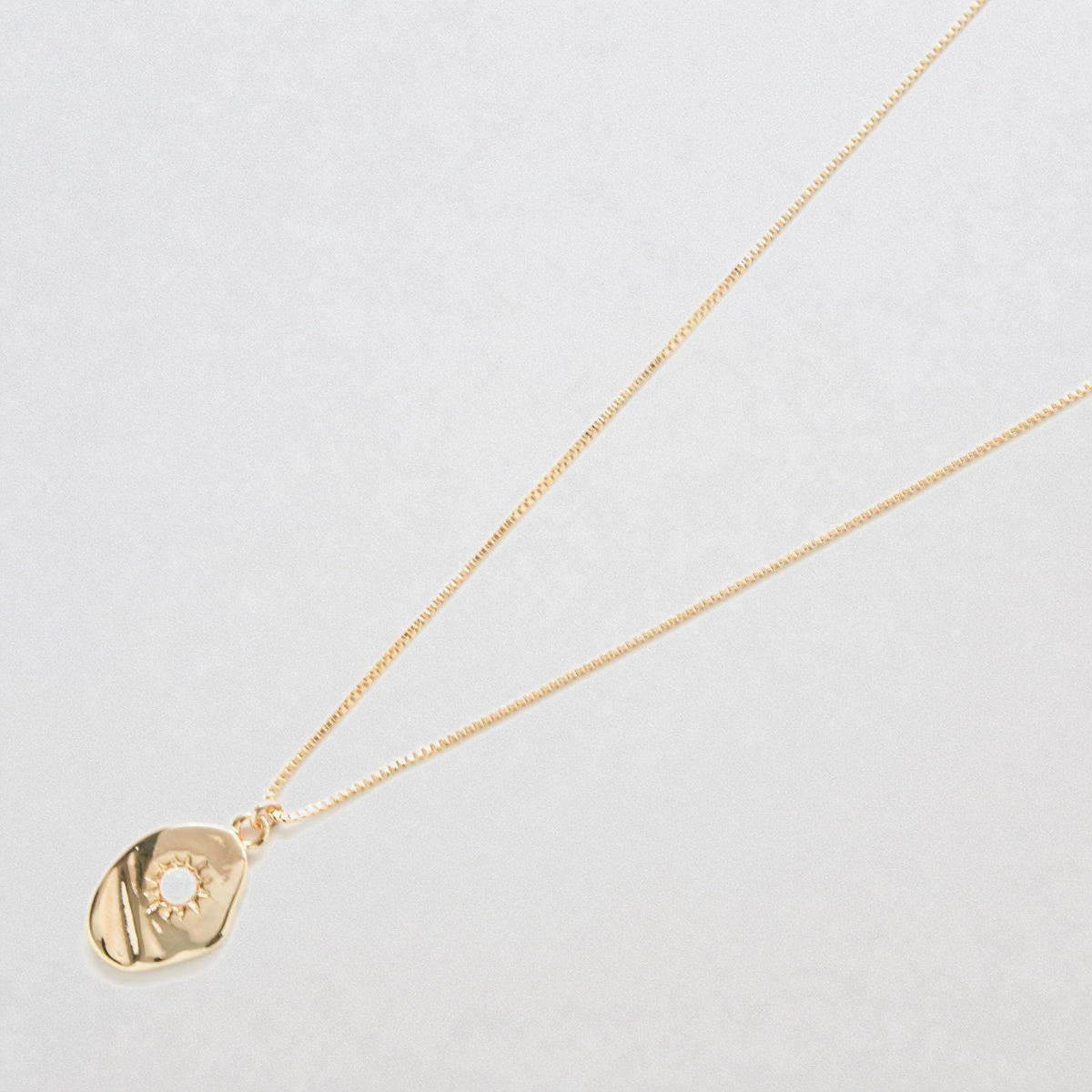 Gold Opal Sun Medallion Necklace - Admiral Row