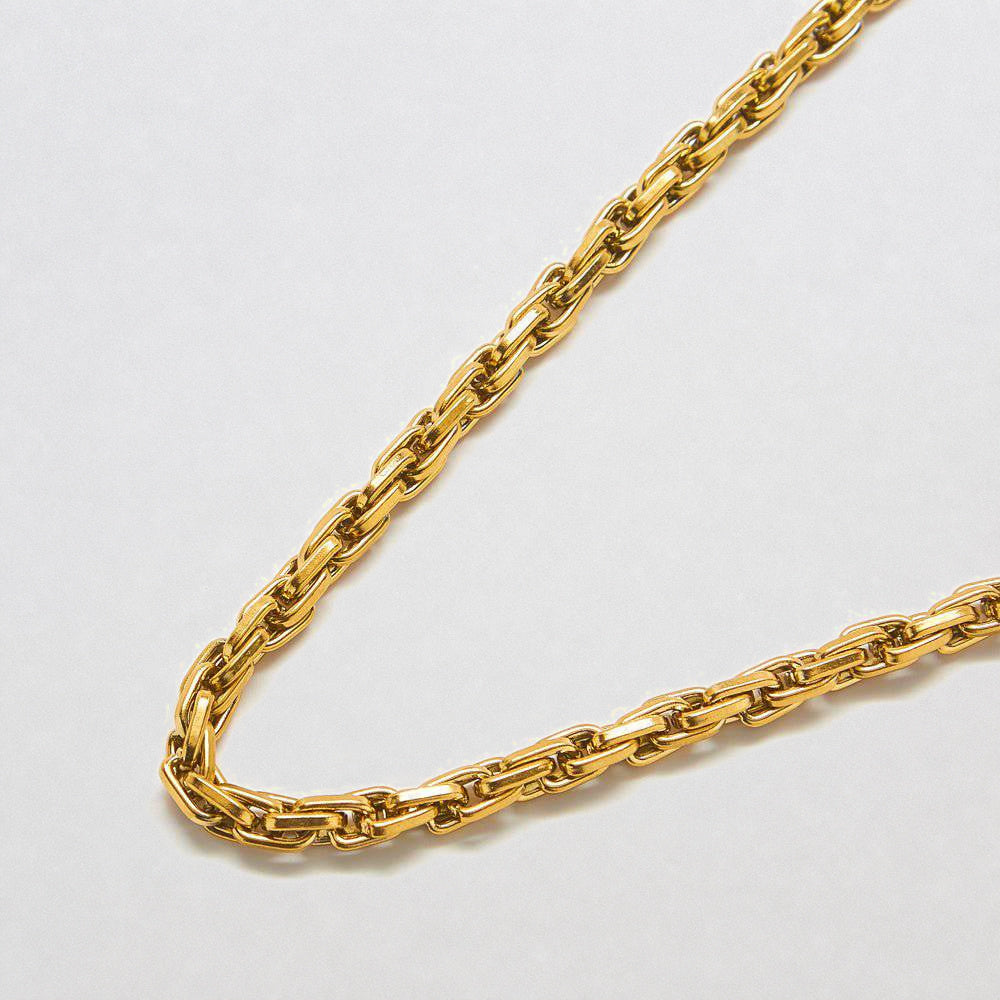 Gold Weave Chain Necklace - Admiral Row