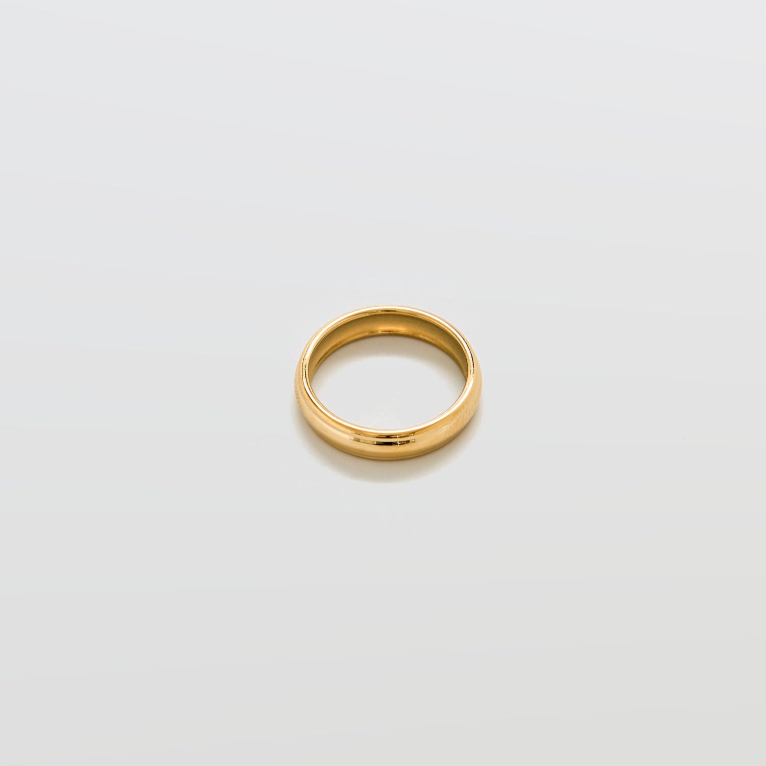 Gold Wide Barrel Stacking Ring - Admiral Row