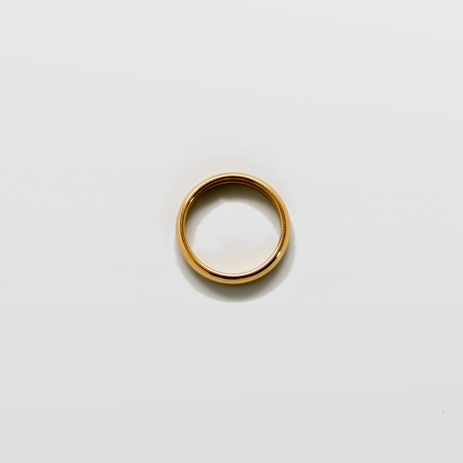 Gold Wide Barrel Stacking Ring - Admiral Row