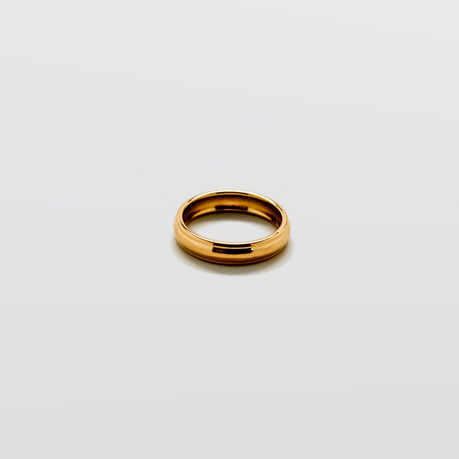 Gold Wide Barrel Stacking Ring - Admiral Row