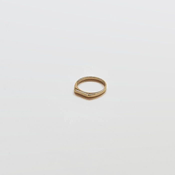 Gold Flat Top Ring - Admiral Row