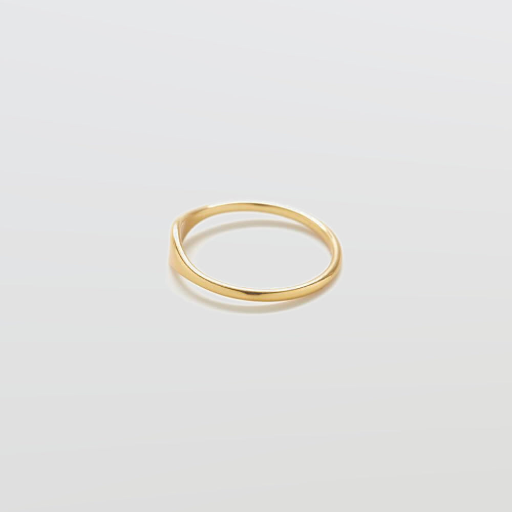 Gold Mini Signet Ring - Admiral Row