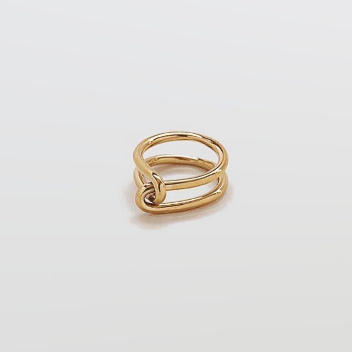 Best Seller - Gold Double Knot Ring - Admiral Row