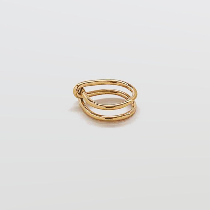 Best Seller - Gold Double Knot Ring - Admiral Row