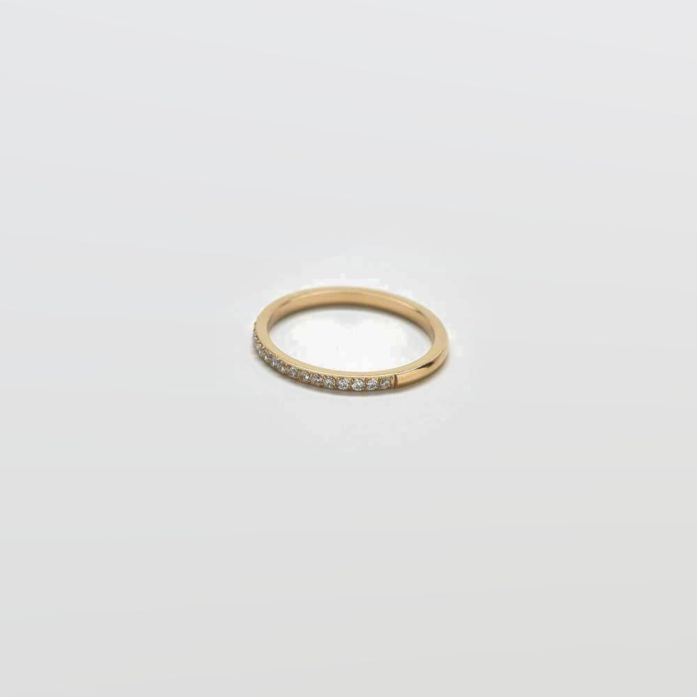Pave Gold Stacking Ring - Admiral Row