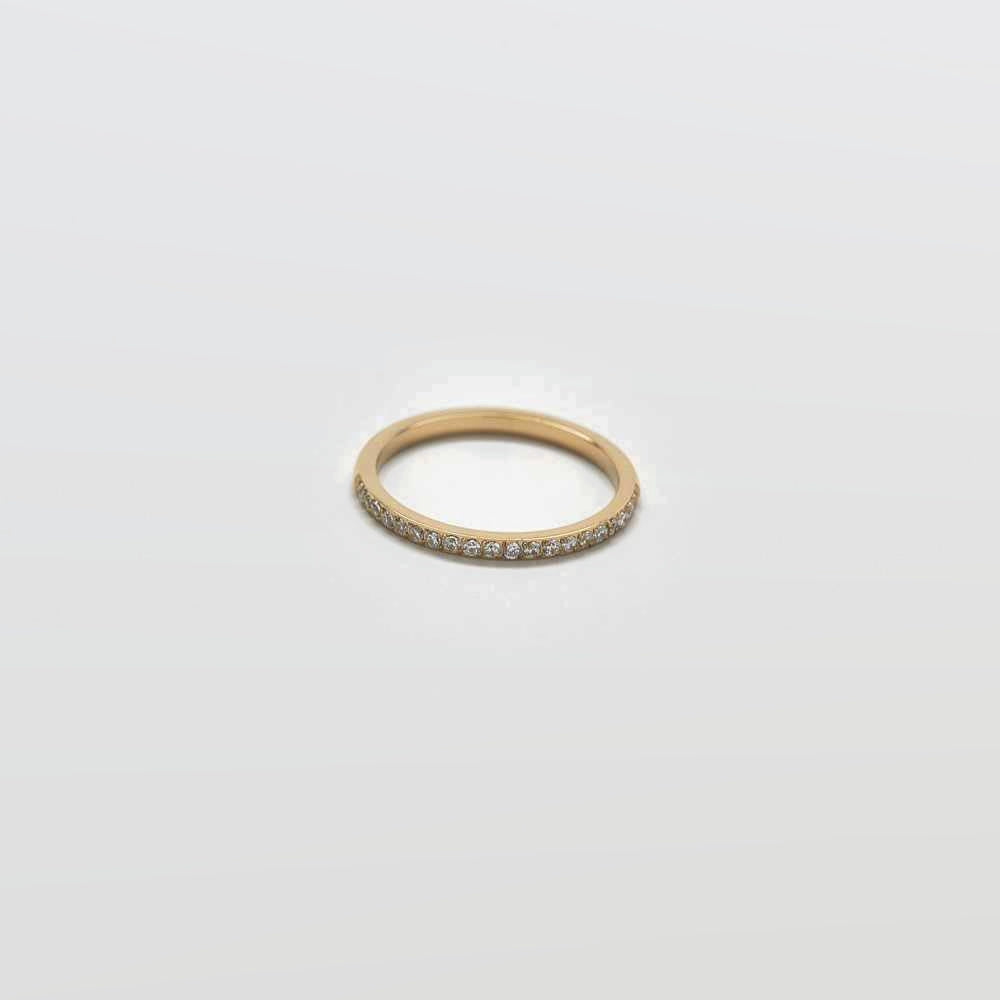 Pave Gold Stacking Ring - Admiral Row