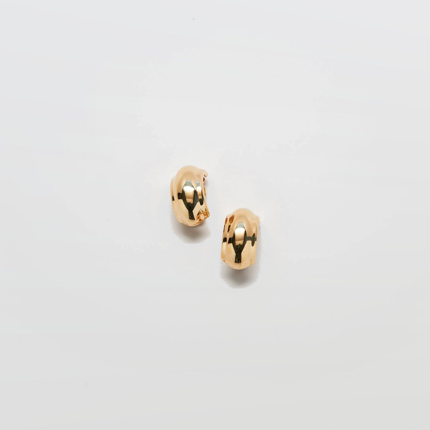 Vintage Gold Dome Earrings - Admiral Row