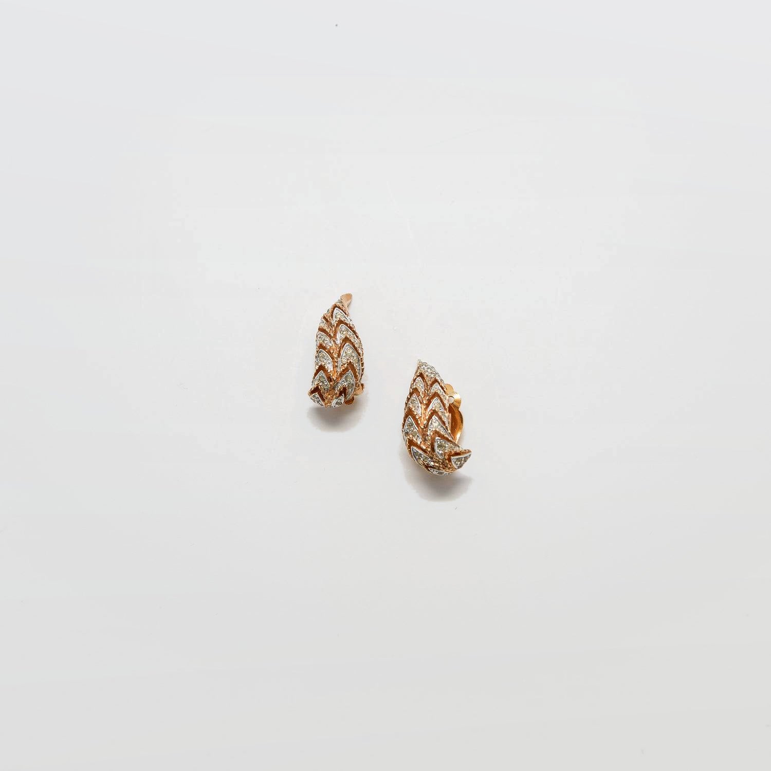Vintage Jomaz Pave Earrings - Admiral Row