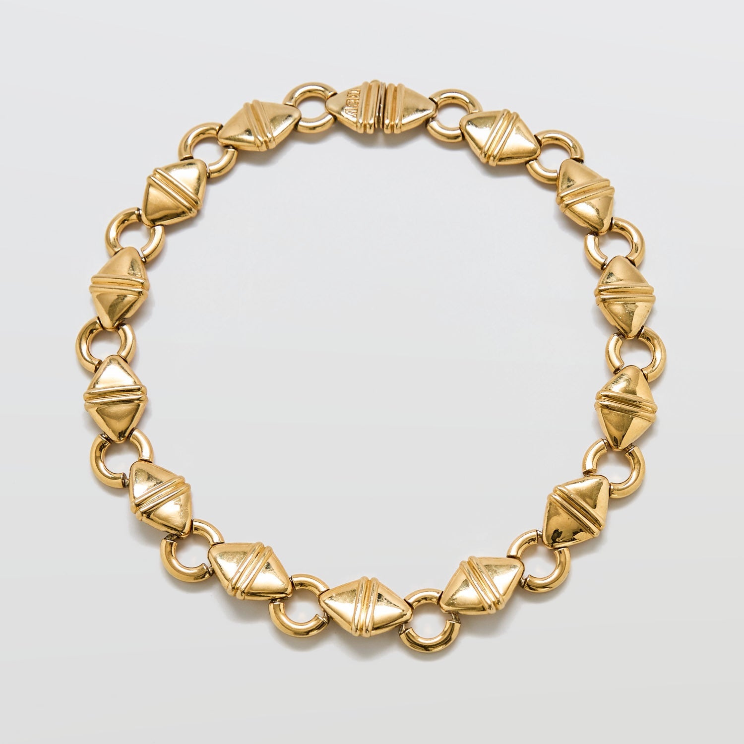 Vintage 1980s LCI Gold Link Necklace - Admiral Row