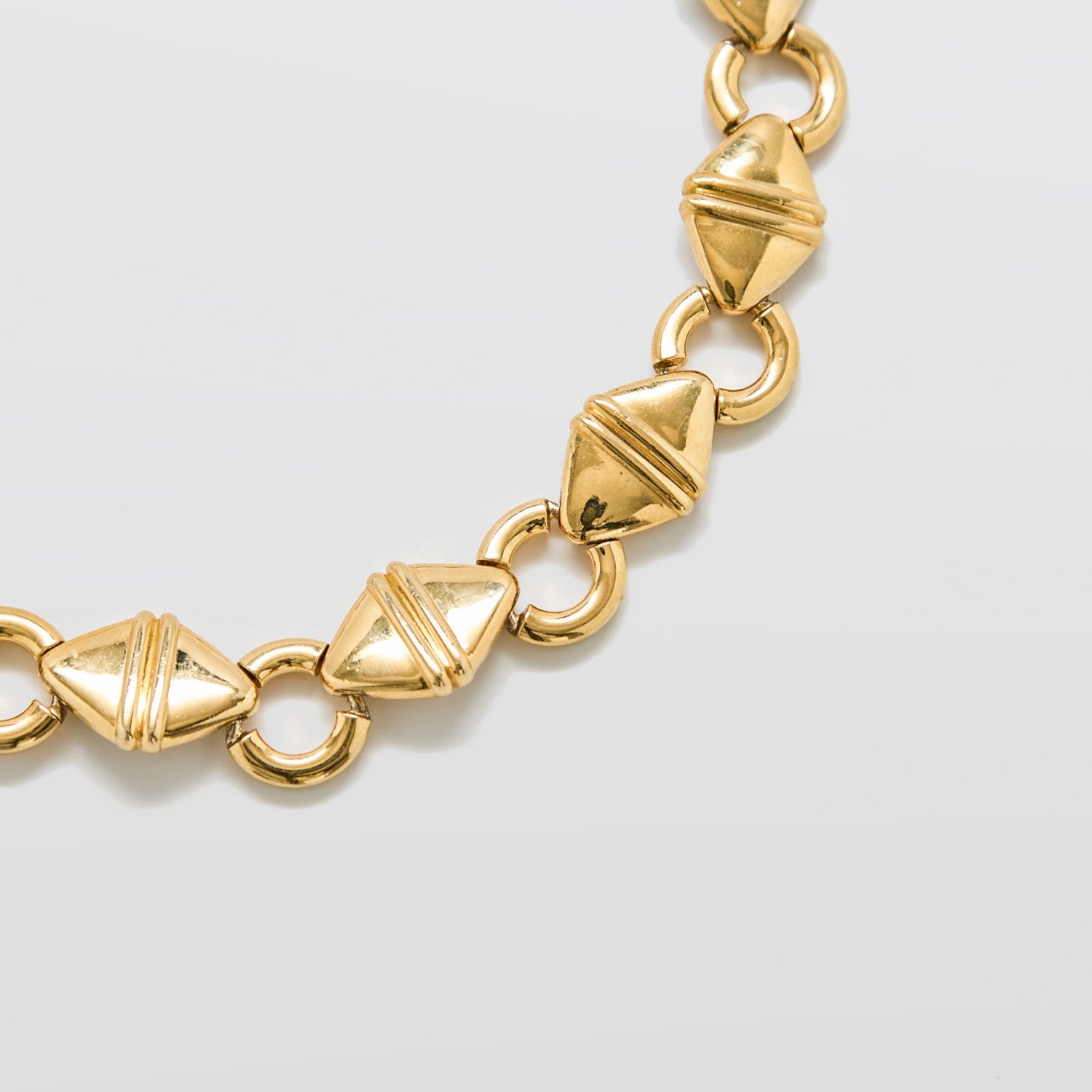 Vintage 1980s LCI Gold Link Necklace - Admiral Row
