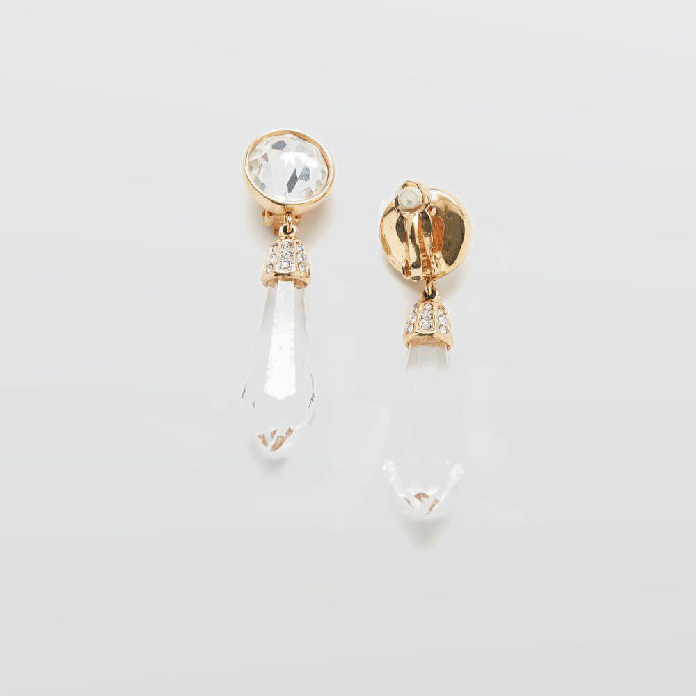 Vintage Crystal Swarovski Drop Earrings - Admiral Row