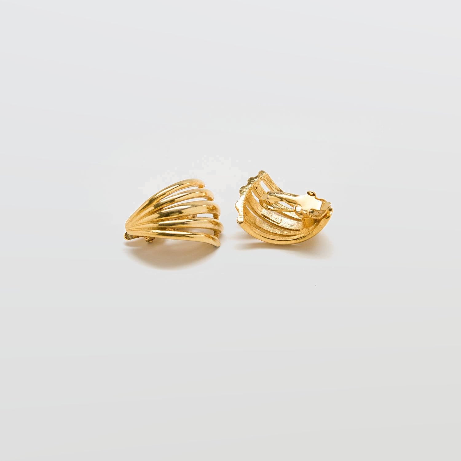 Vintage Trifari Cutout Earrings - Admiral Row